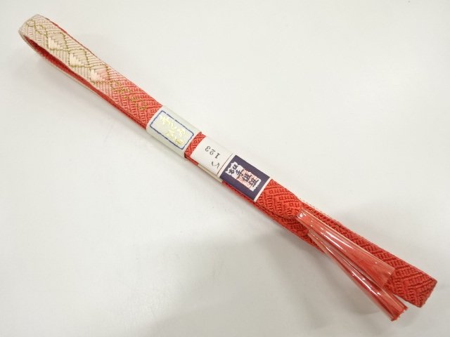 JAPANESE KIMONO / UNUSED HANDTIED OBIJIME CORD 